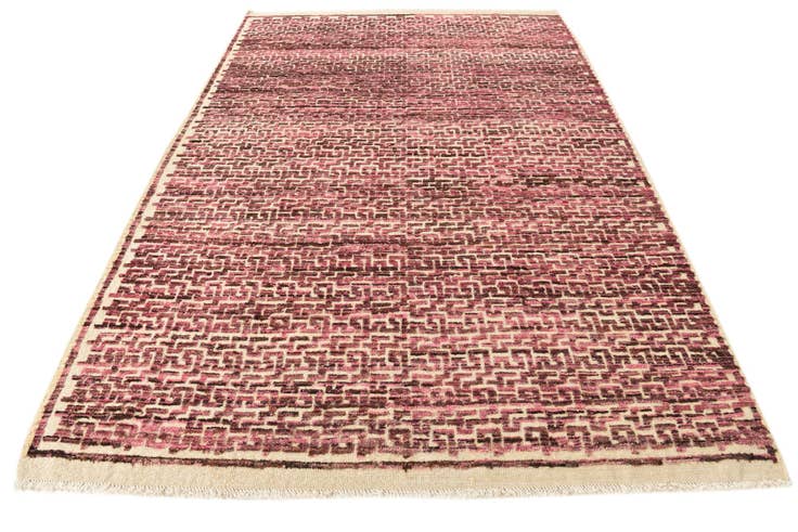Detail image of 6' 7 x 9' 9 Hand Knotted Darya Wool Rug
