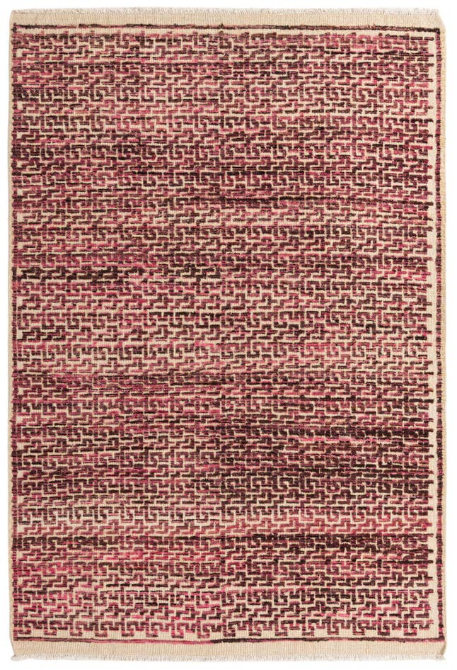 Detail image of 6' 7 x 9' 9 Hand Knotted Darya Wool Rug