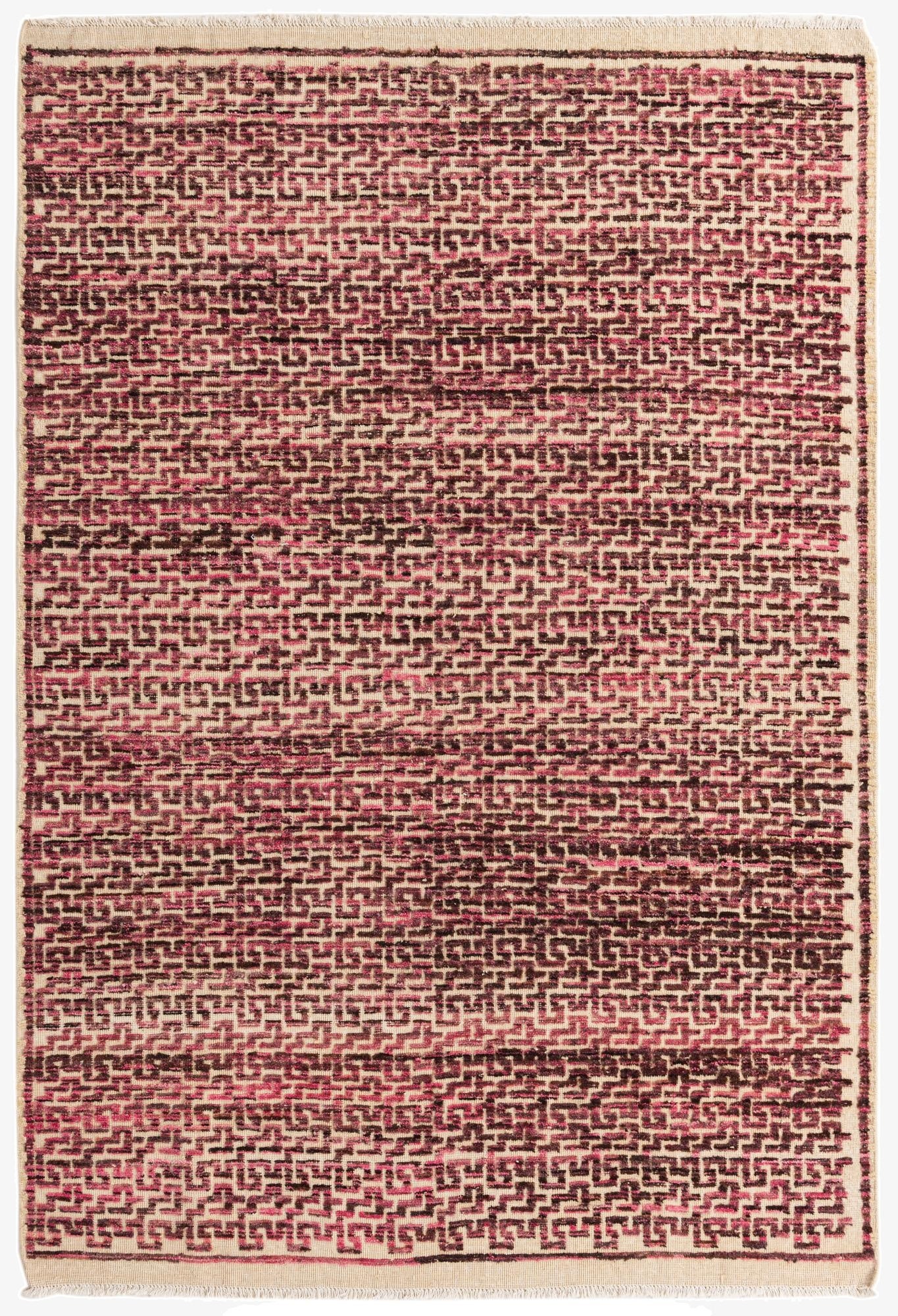6' 7 x 9' 9  Hand Knotted Darya Wool Rug