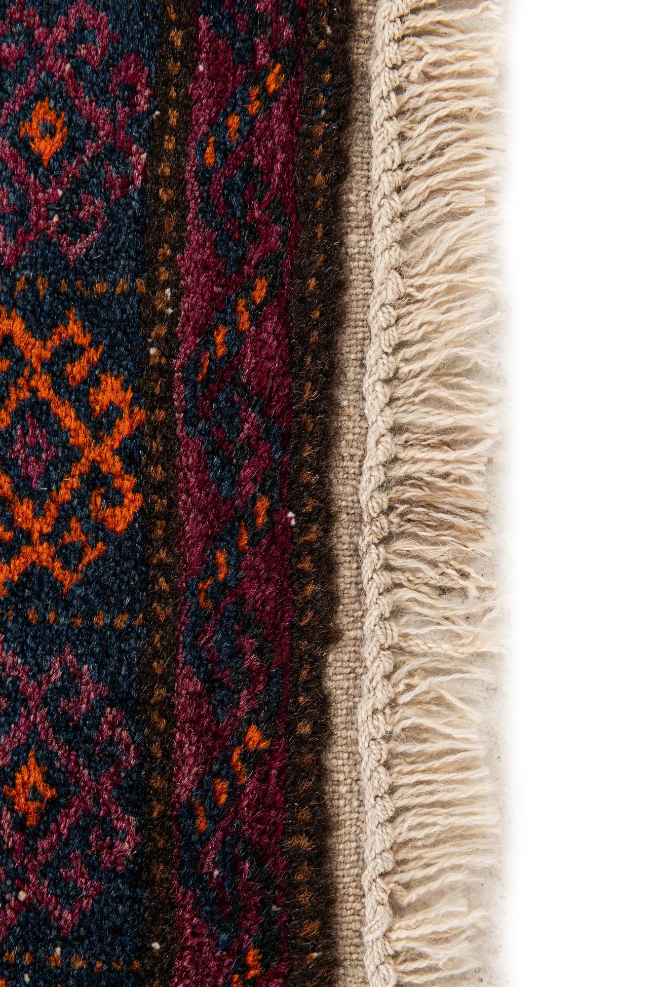 2' 9 x 4' 4 Hand Knotted Afghan Ersari Wool Rug
