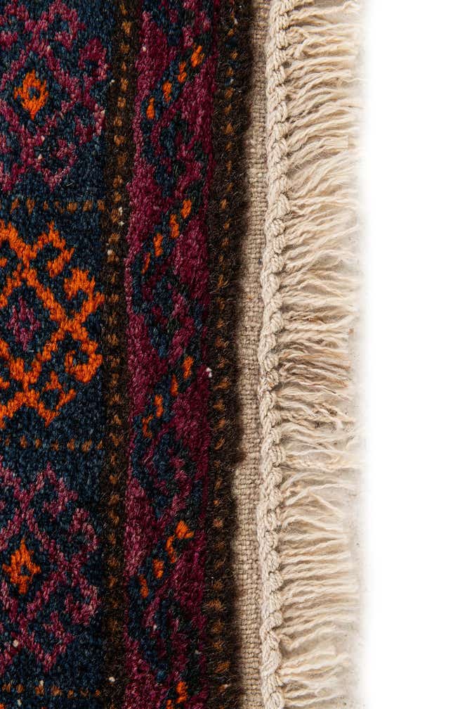 2' 9 x 4' 4 Hand Knotted Afghan Ersari Wool Rug
