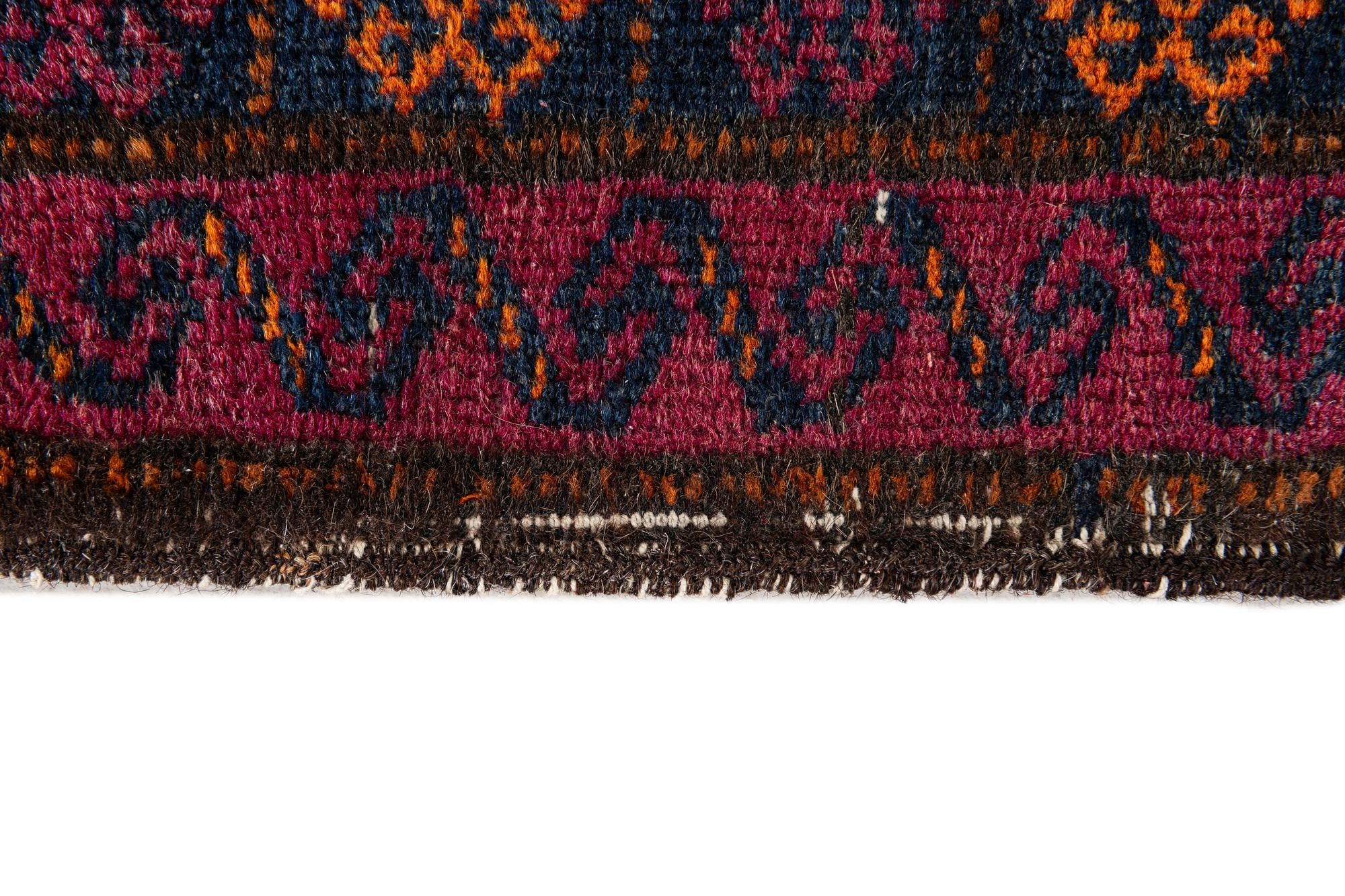 2' 9 x 4' 4 Hand Knotted Afghan Ersari Wool Rug