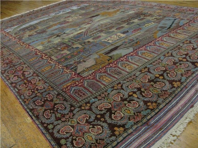 Detail image 5 of 36: 12' 10 x 18' 6 Hand Knotted Afghan Oriental Rug