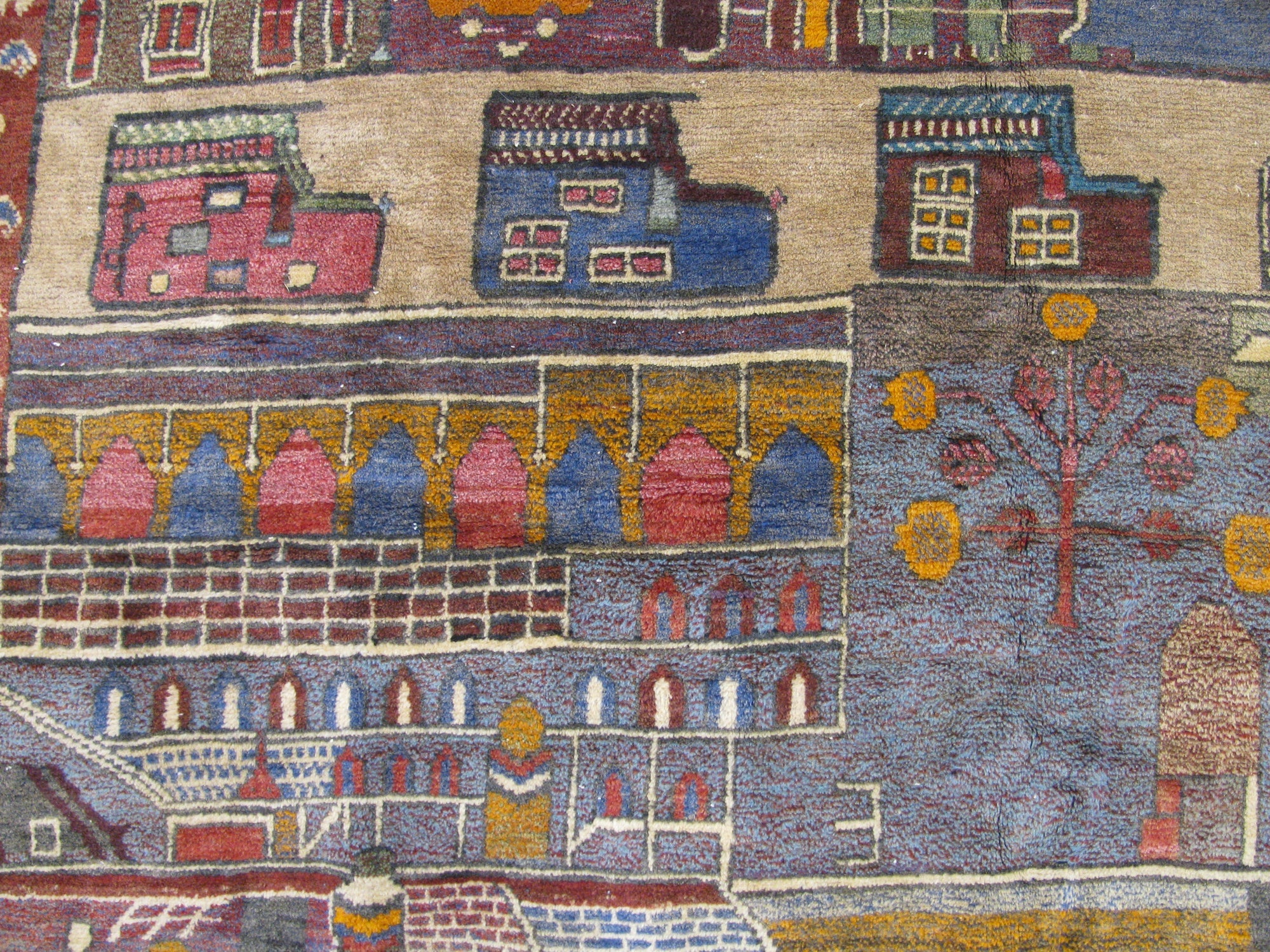 Detail image 14 of 36: 12' 10 x 18' 6 Hand Knotted Afghan Oriental Rug