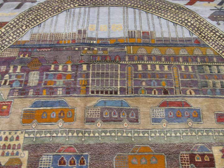 12' 10 x 18' 6 Hand Knotted Afghan Oriental Rug