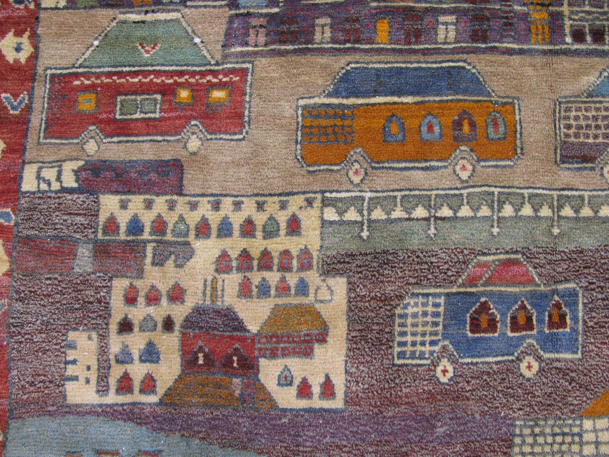 Detail image 17 of 36: 12' 10 x 18' 6 Hand Knotted Afghan Oriental Rug