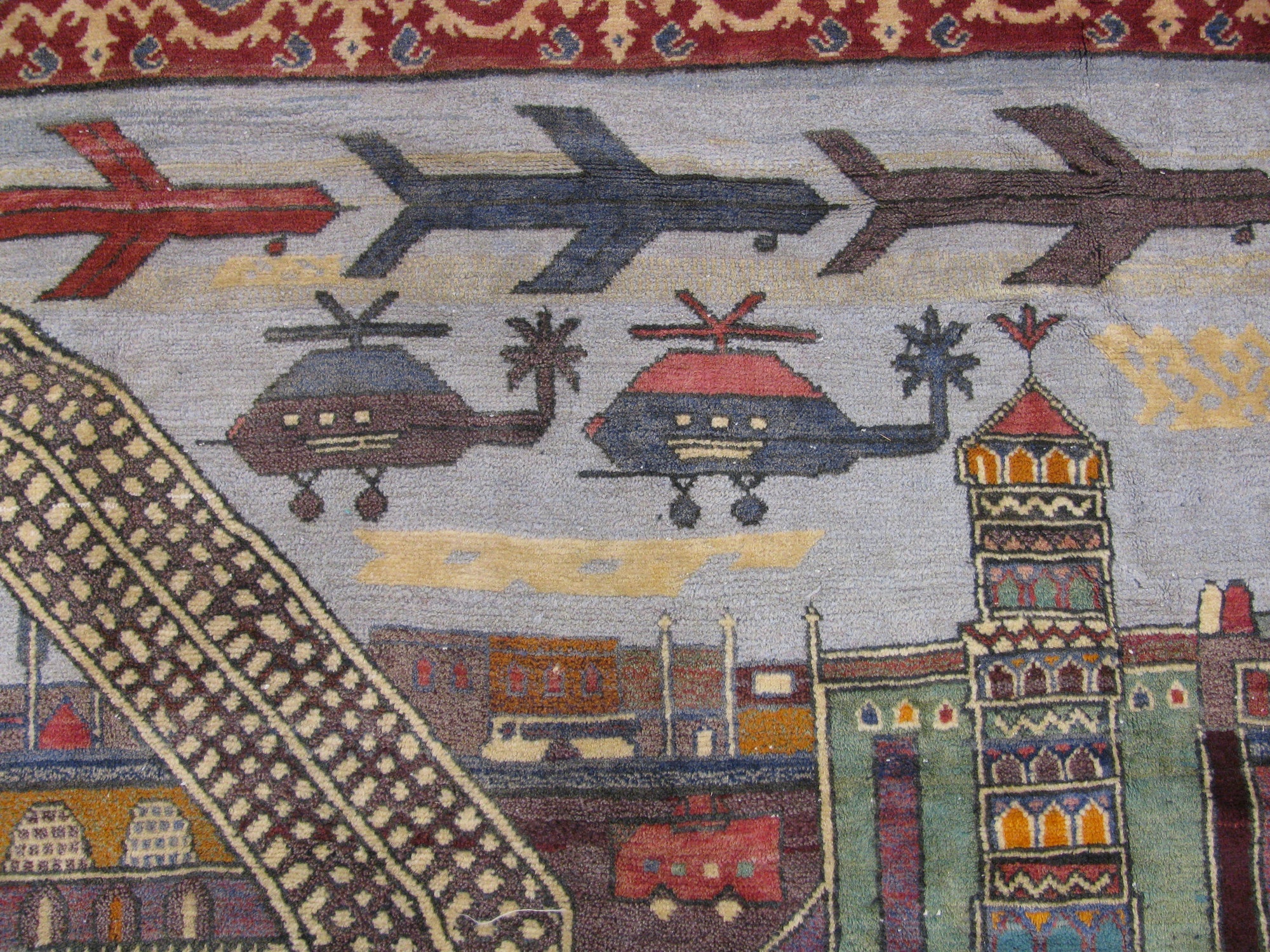 Detail image 18 of 36: 12' 10 x 18' 6 Hand Knotted Afghan Oriental Rug