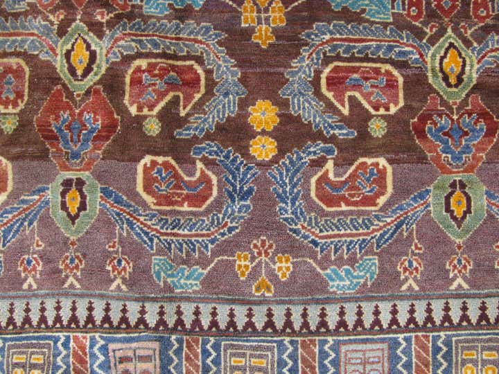 12' 10 x 18' 6 Hand Knotted Afghan Oriental Rug
