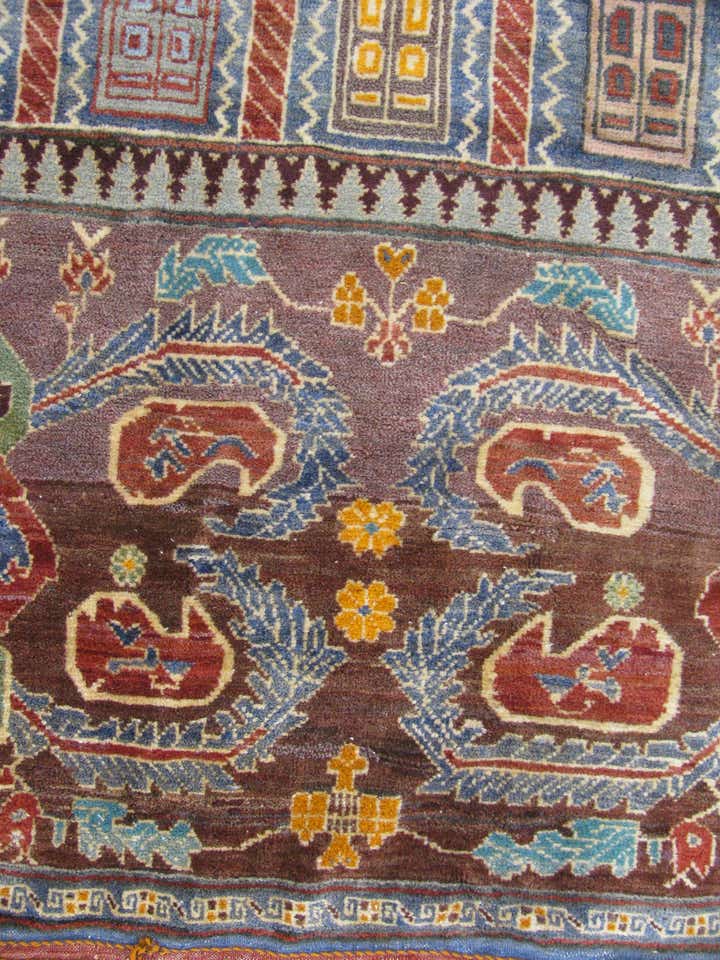 12' 10 x 18' 6 Hand Knotted Afghan Oriental Rug