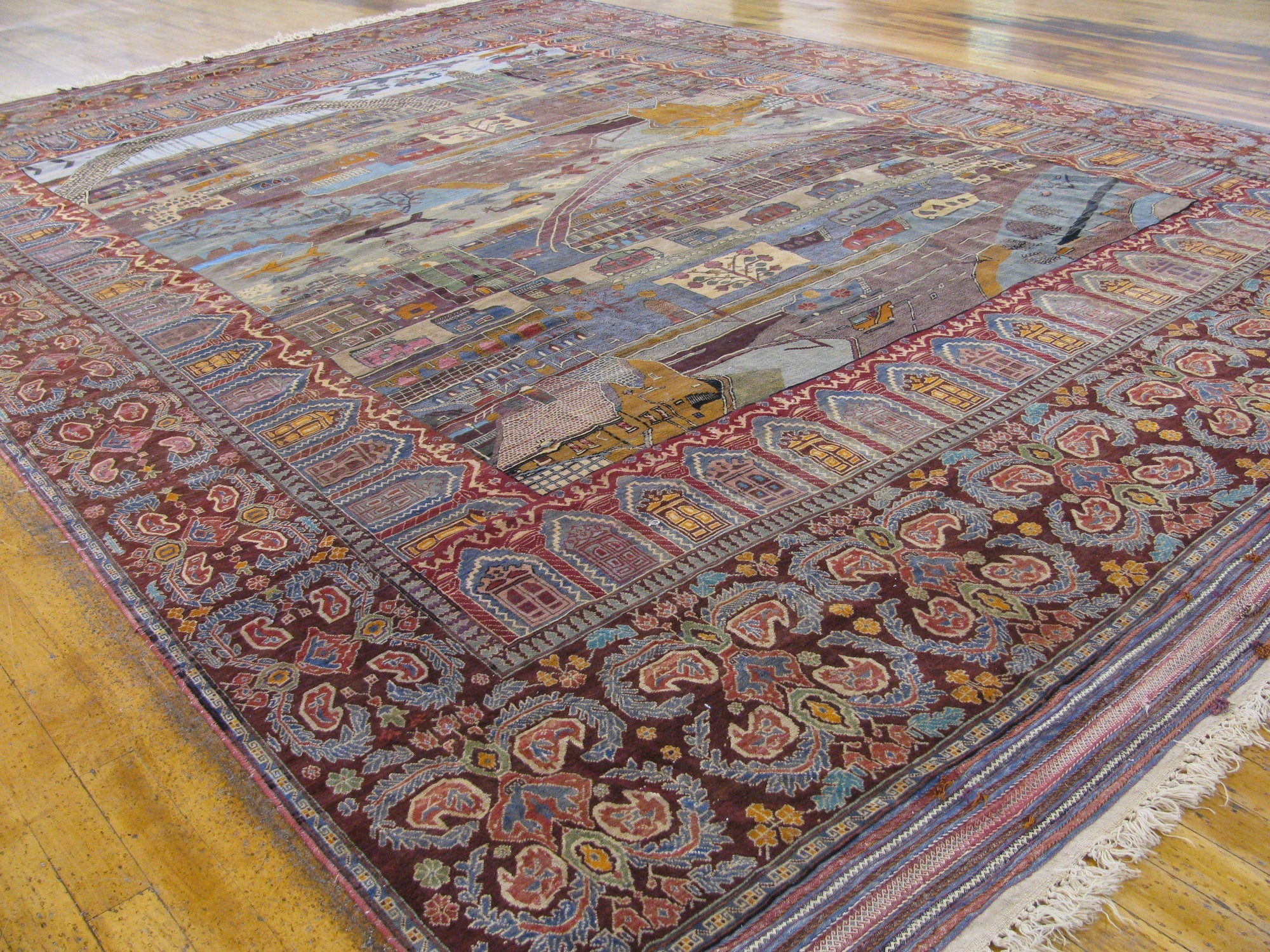 Detail image 3 of 36: 12' 10 x 18' 6 Hand Knotted Afghan Oriental Rug