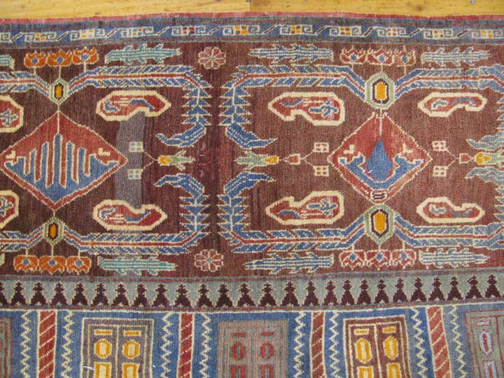 12' 10 x 18' 6 Hand Knotted Afghan Oriental Rug