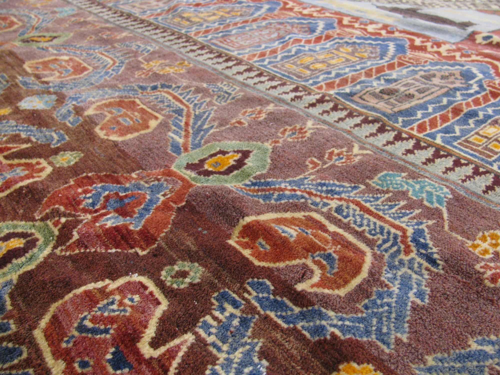 Detail image 26 of 36: 12' 10 x 18' 6 Hand Knotted Afghan Oriental Rug