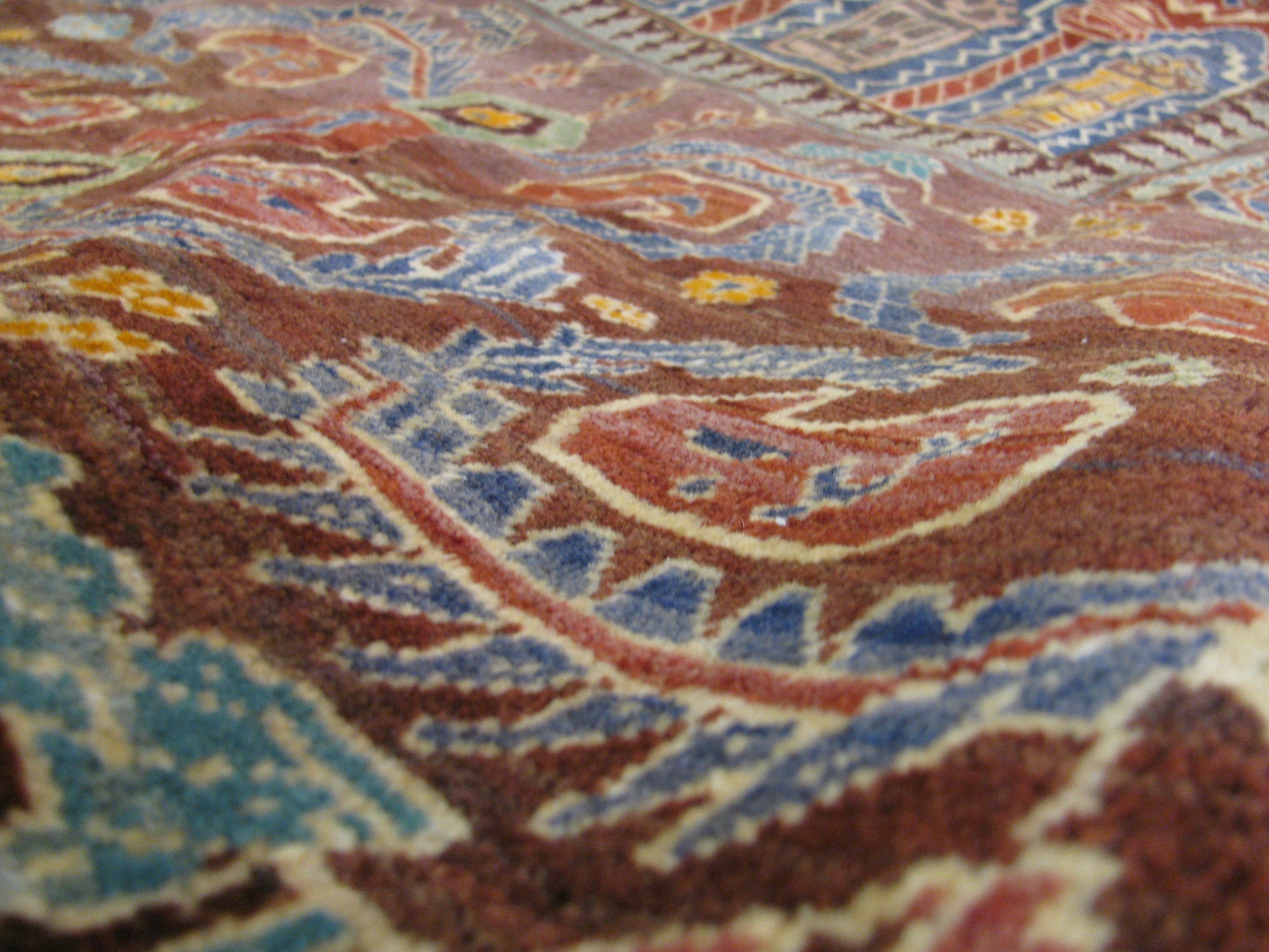 Detail image 27 of 36: 12' 10 x 18' 6 Hand Knotted Afghan Oriental Rug