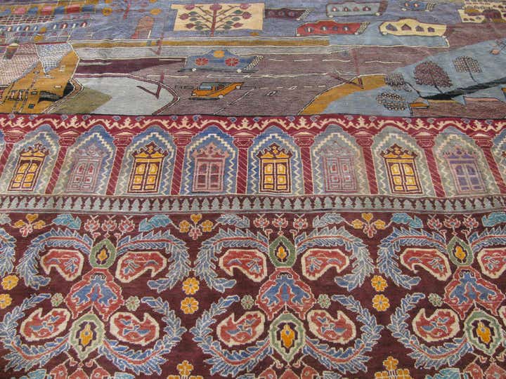 12' 10 x 18' 6 Hand Knotted Afghan Oriental Rug