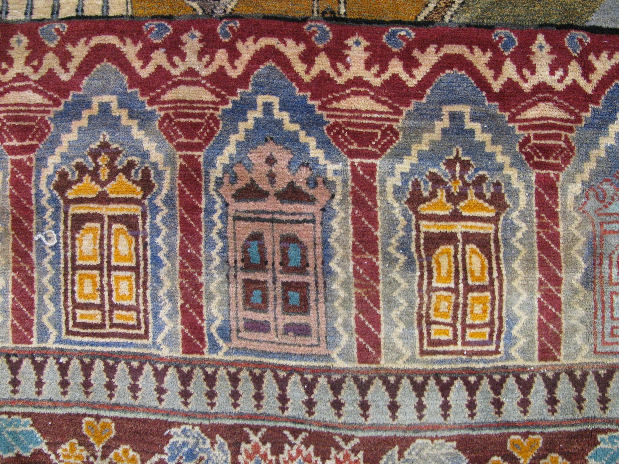 Detail image 12 of 36: 12' 10 x 18' 6 Hand Knotted Afghan Oriental Rug