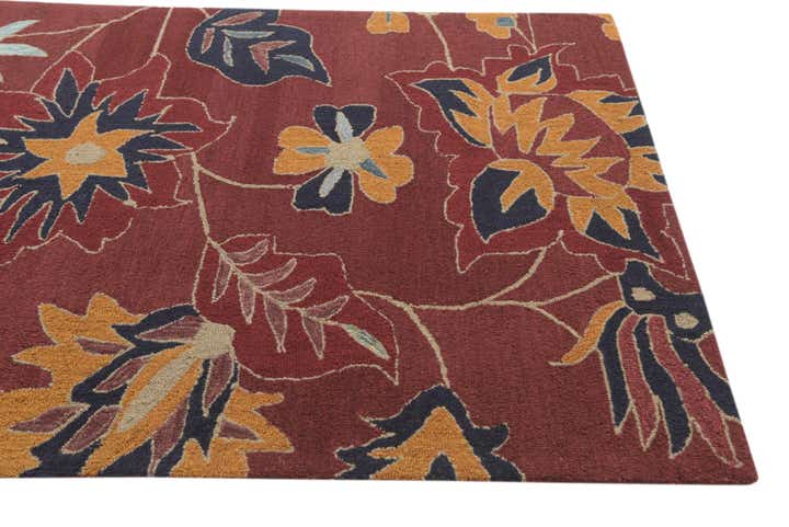 5' x 8' Agra Wool Rug