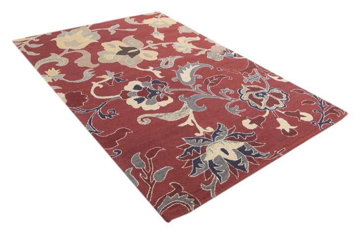 Detail image of 6' x 9' Agra Wool Rug