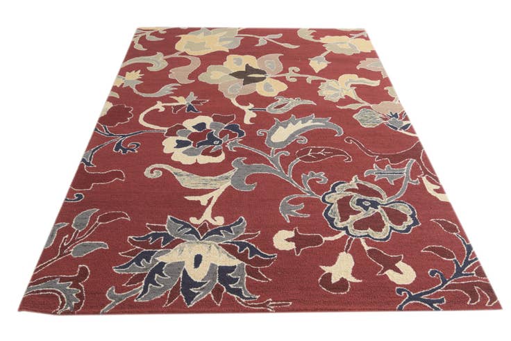 Detail image of 6' x 9' Agra Wool Rug