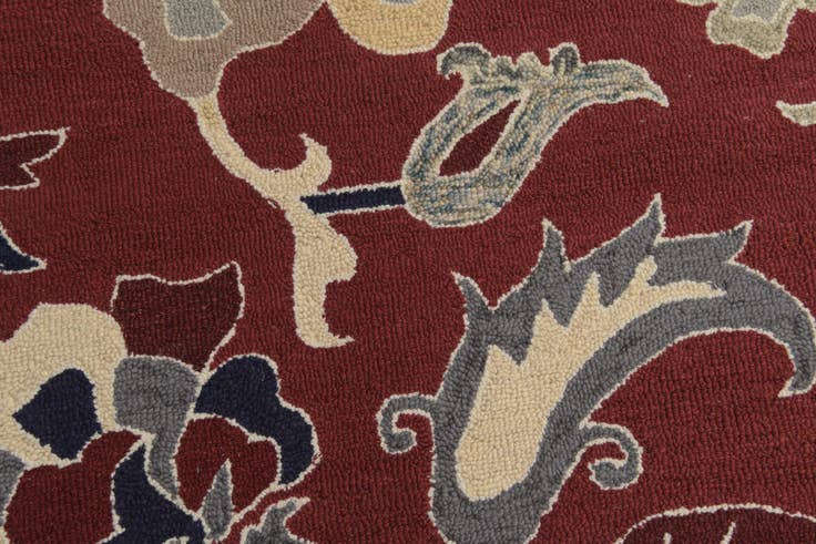 Detail image of 6' x 9' Agra Wool Rug