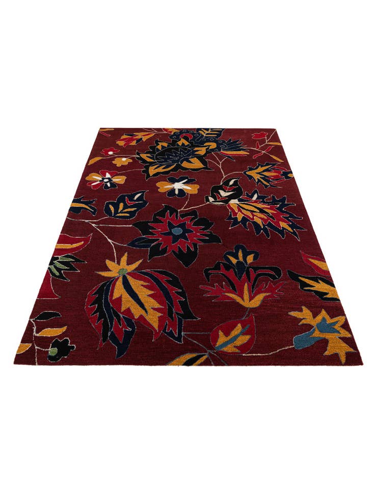 Detail image of 8' x 10' Agra Wool Rug