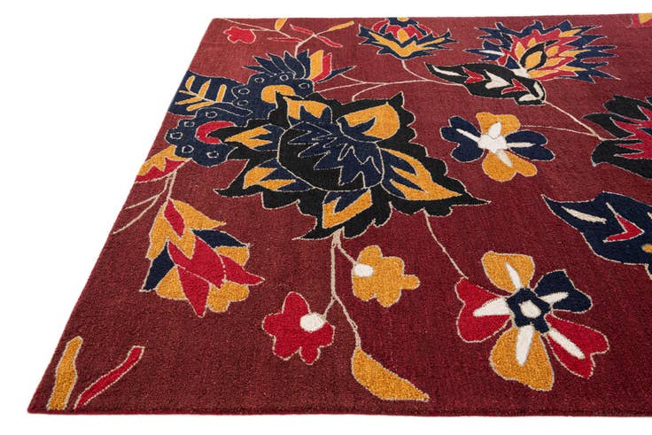 Detail image of 8' x 10' Agra Wool Rug