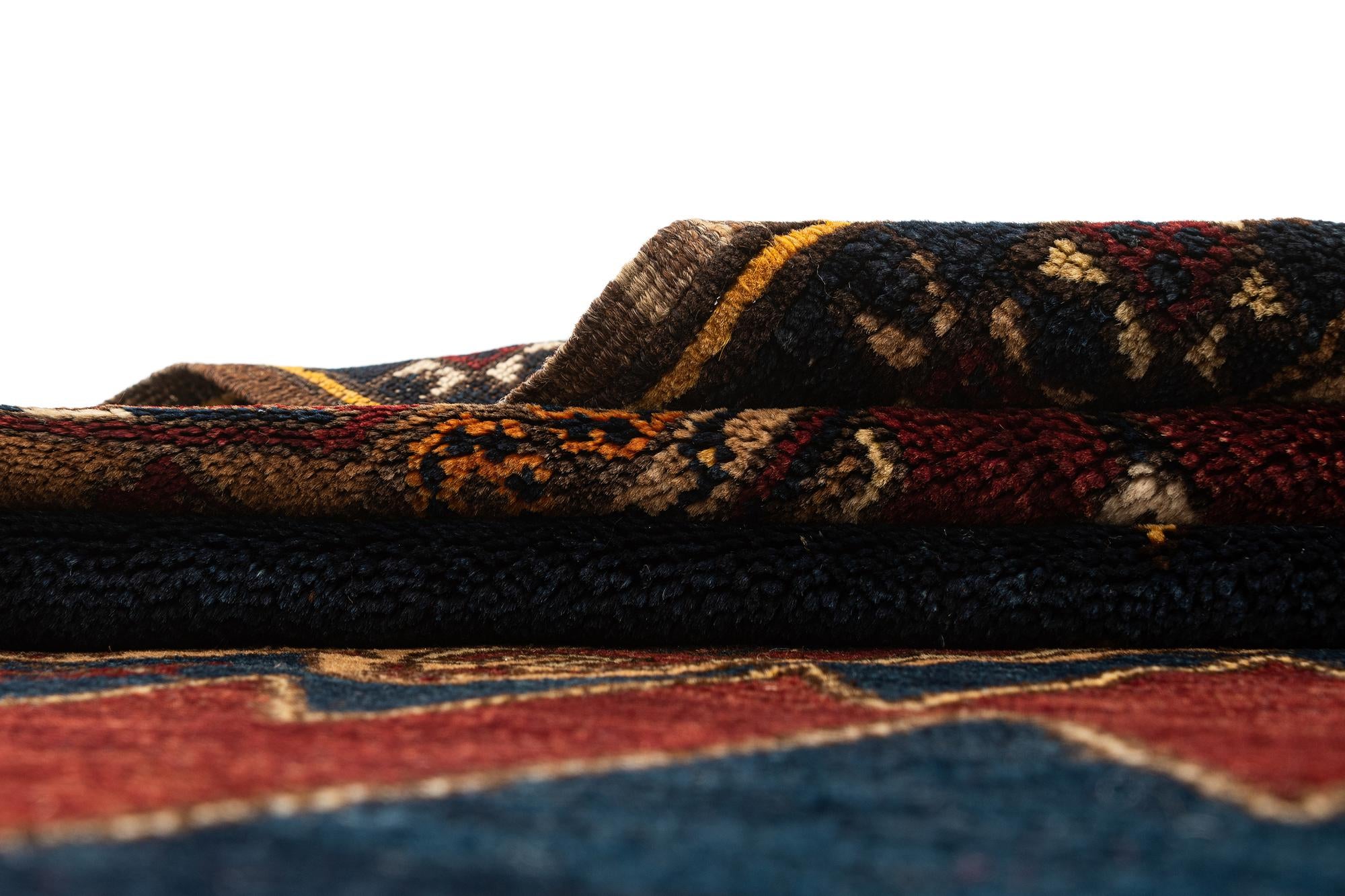 4' 5 x 7' 5 Hand Knotted Anatolian Oriental Wool Rug