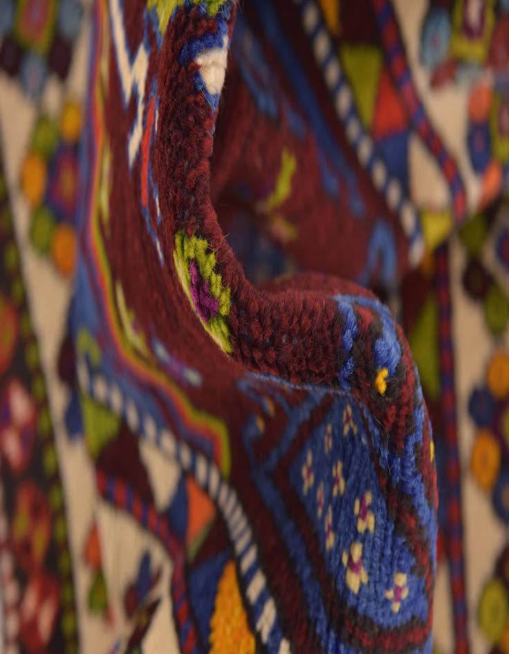 Detail image of 2' 9 x 5'  Hand Knotted Anatolian Oriental Wool Rug