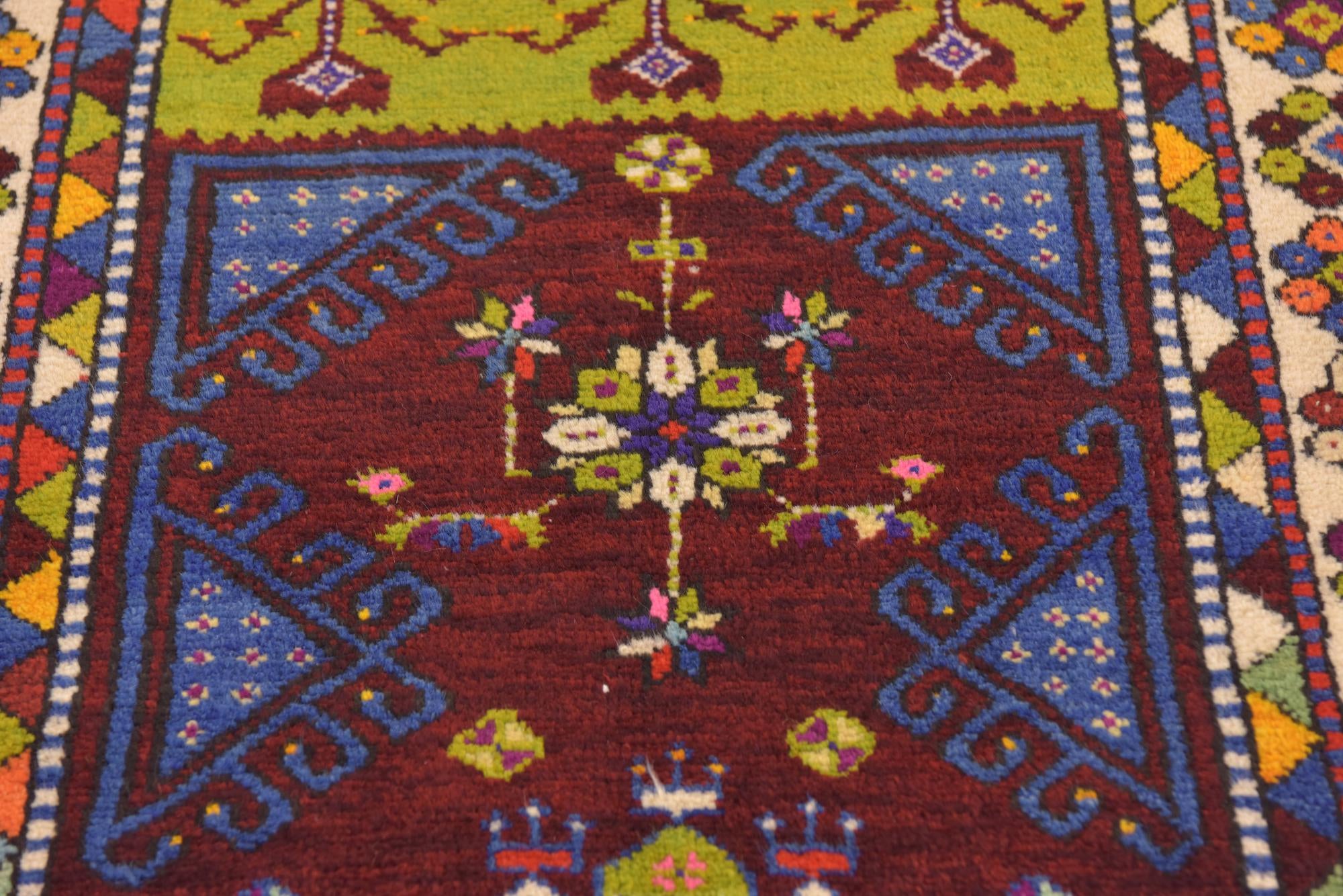 2' 9 x 5' Hand Knotted Anatolian Oriental Wool Rug