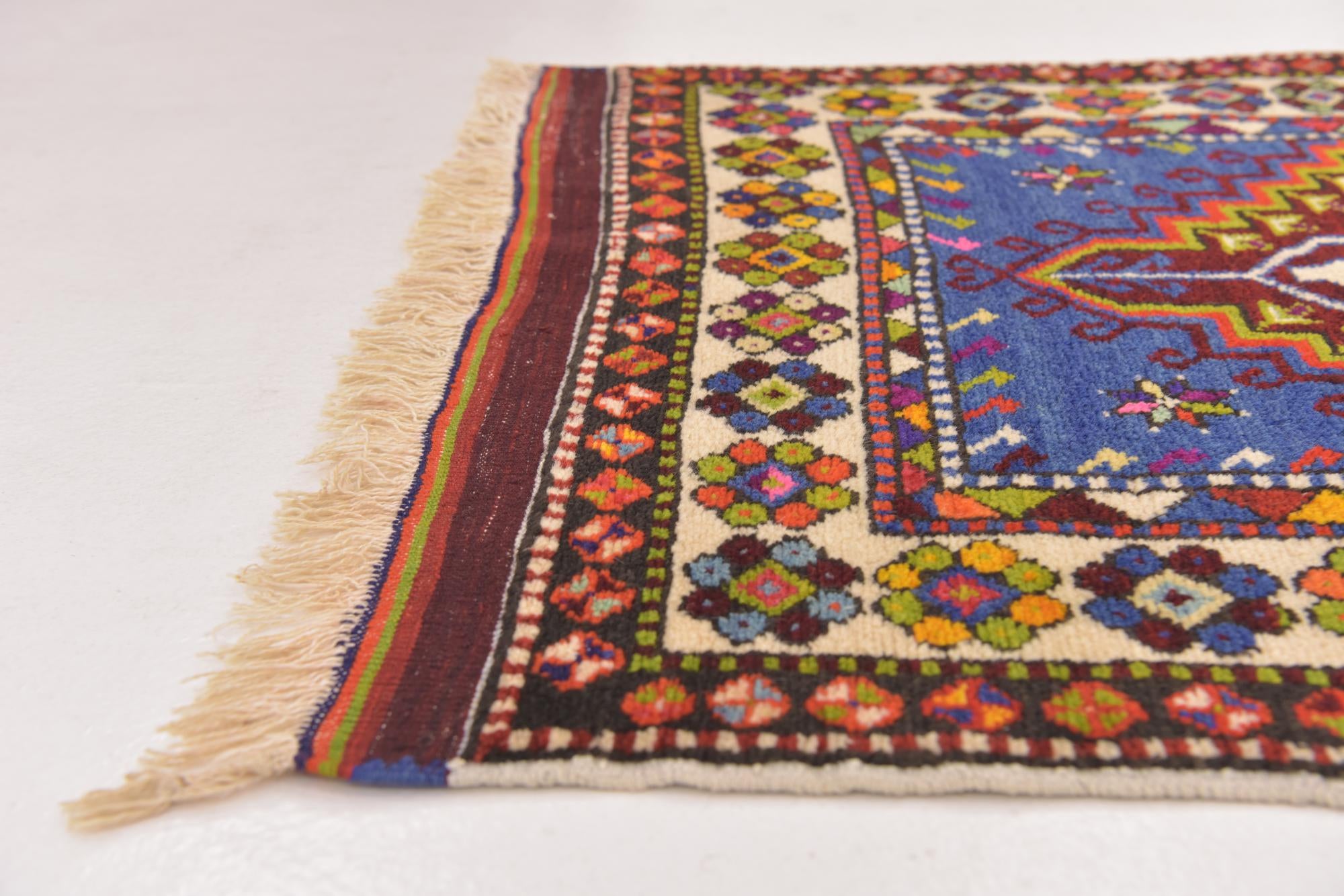 2' 9 x 5' Hand Knotted Anatolian Oriental Wool Rug