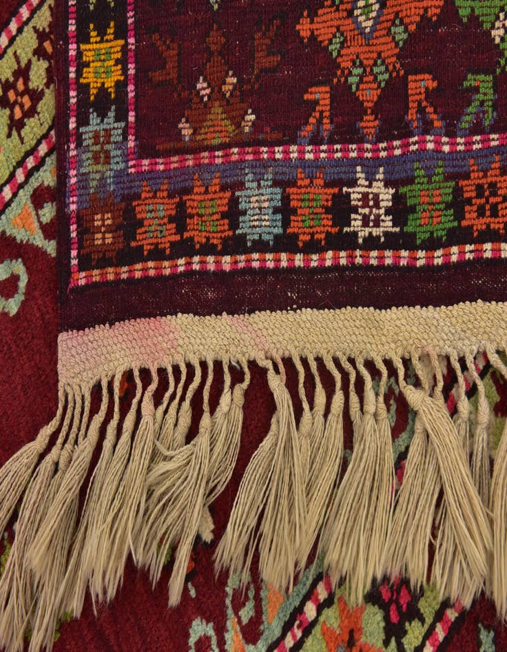 Detail image of 3' 8 x 5' 4  Hand Knotted Anatolian Oriental Wool Rug