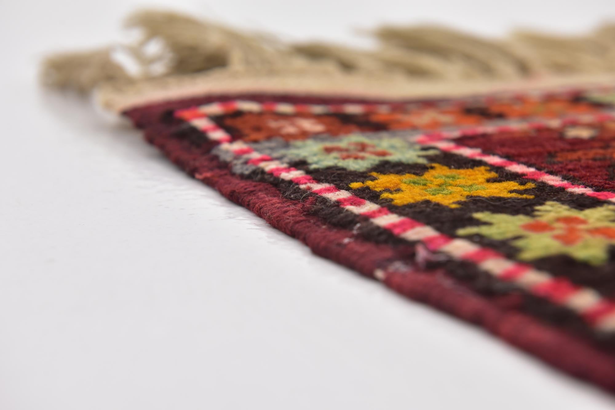 3' 8 x 5' 4 Hand Knotted Anatolian Oriental Wool Rug