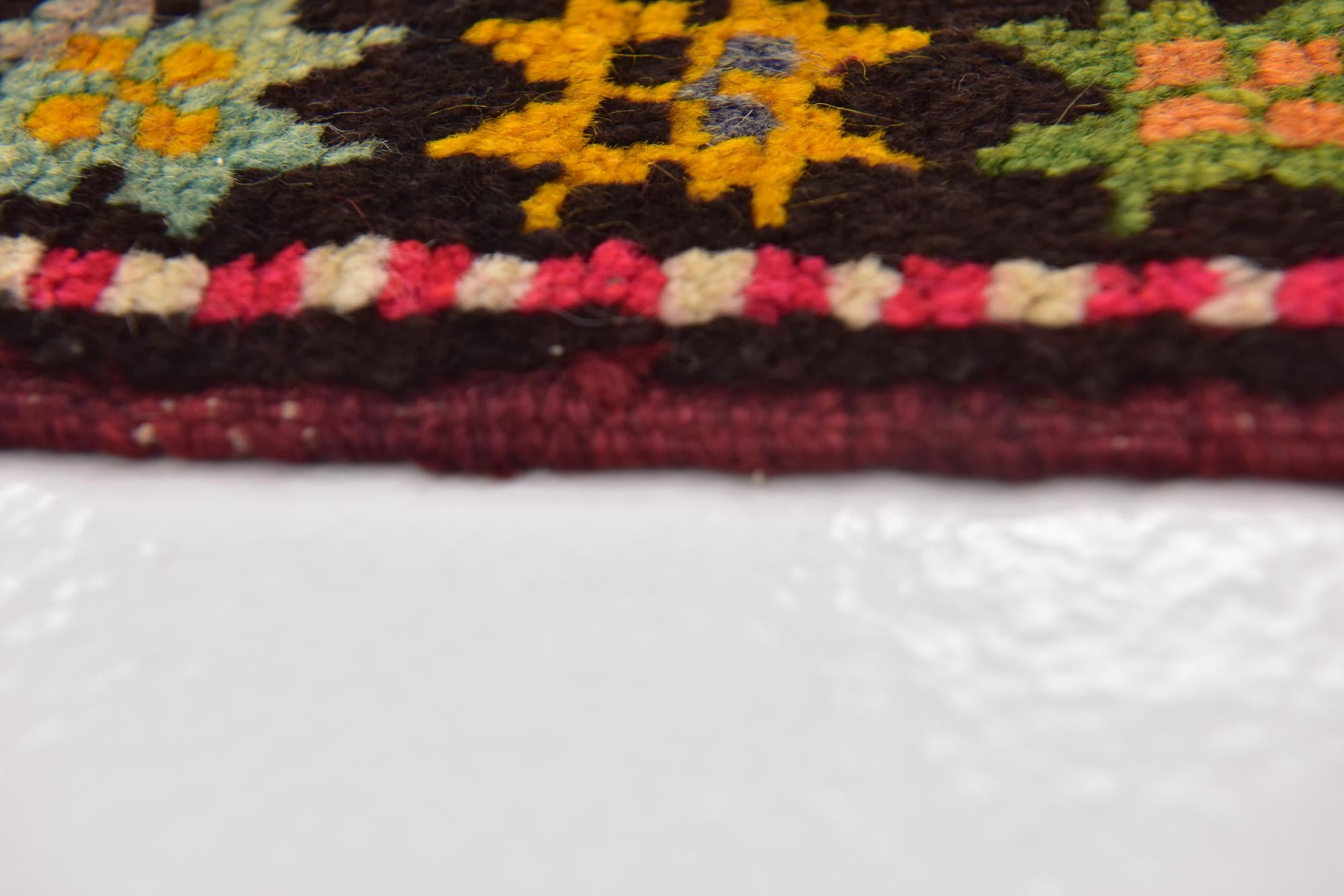 3' 8 x 5' 4 Hand Knotted Anatolian Oriental Wool Rug