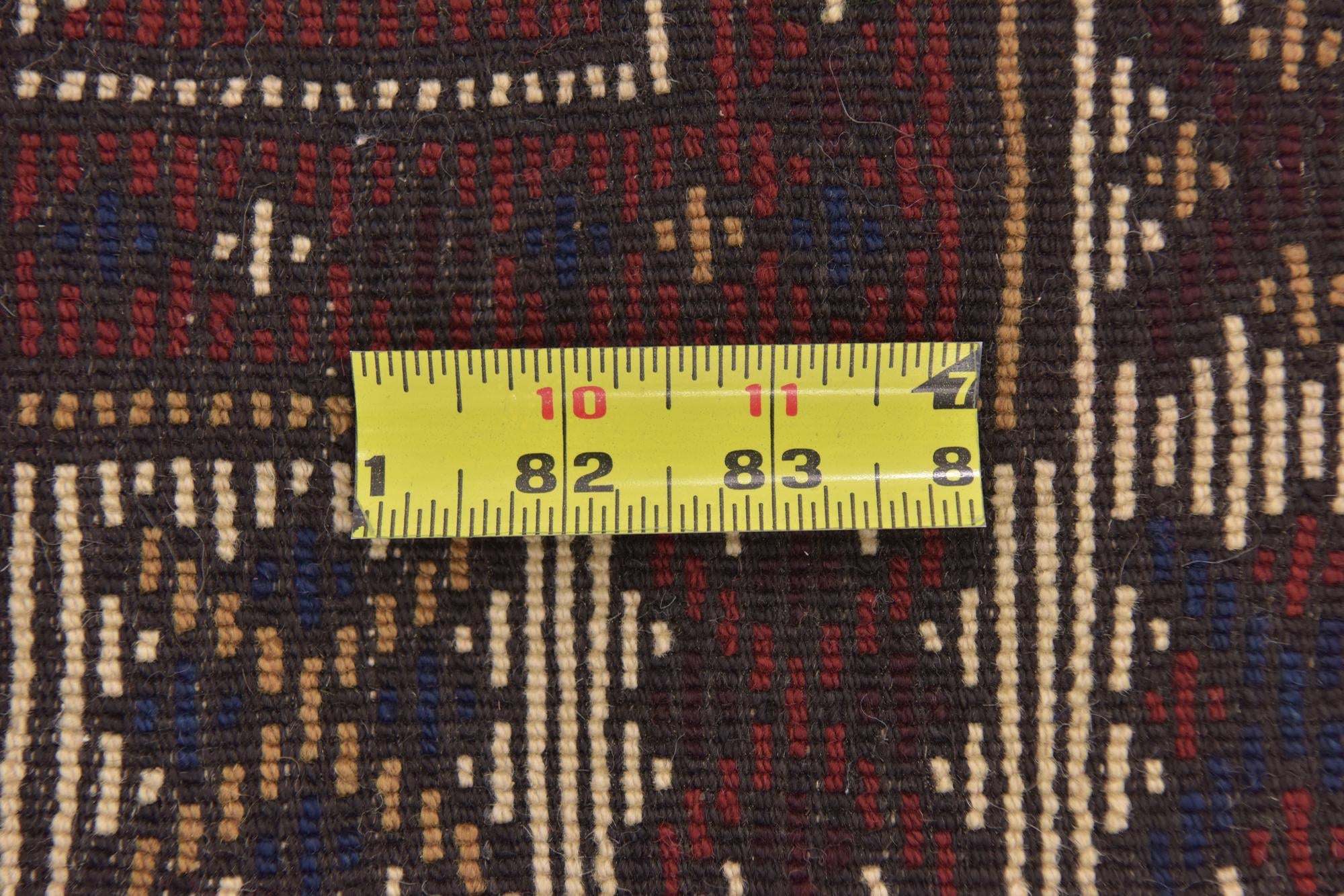 3' 4 x 4' 4 Hand Knotted Anatolian Oriental Wool Rug