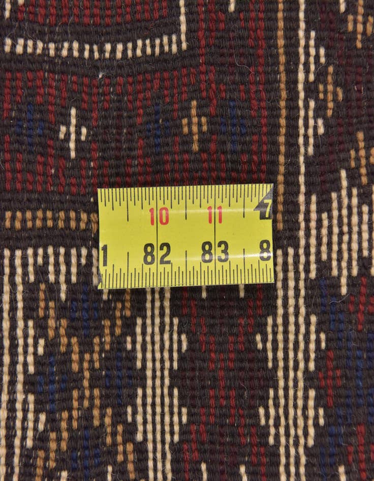 Detail image of 3' 4 x 4' 4  Hand Knotted Anatolian Oriental Wool Rug