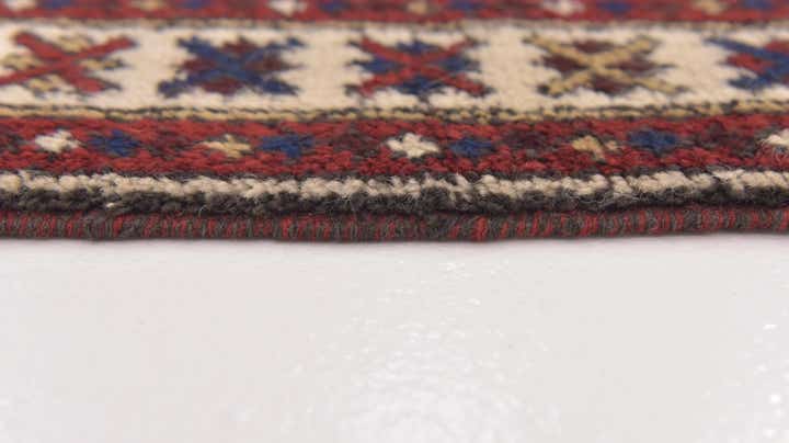 3' 4 x 4' 4 Hand Knotted Anatolian Oriental Wool Rug