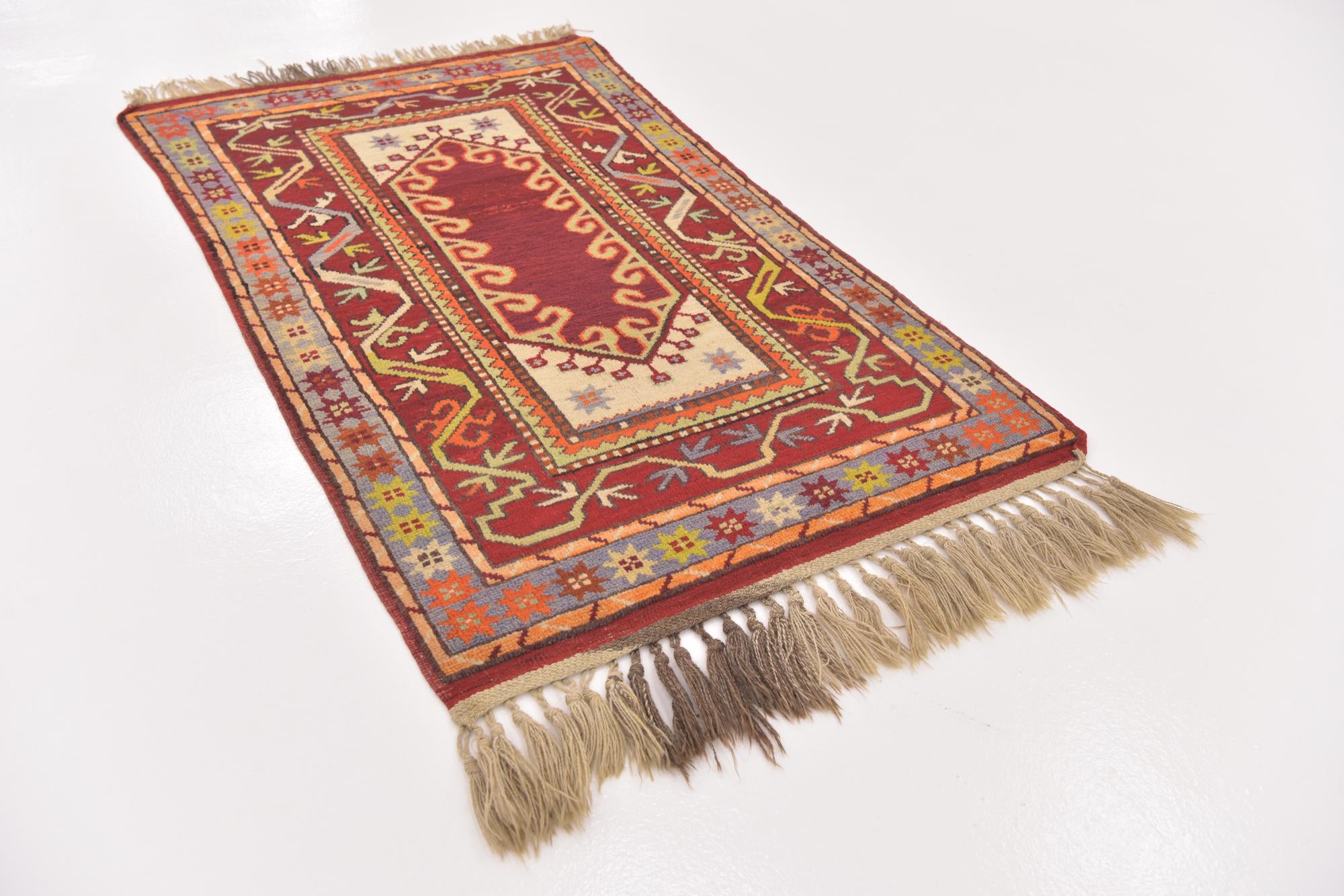 2' 10 x 4' 10 Hand Knotted Anatolian Wool Rug