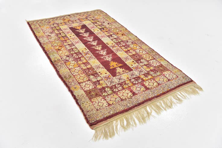 Detail image of 3' 7 x 6' Hand Knotted Anatolian Wool Rug