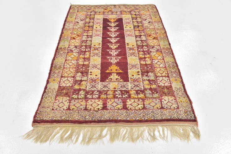 Detail image of 3' 7 x 6' Hand Knotted Anatolian Wool Rug