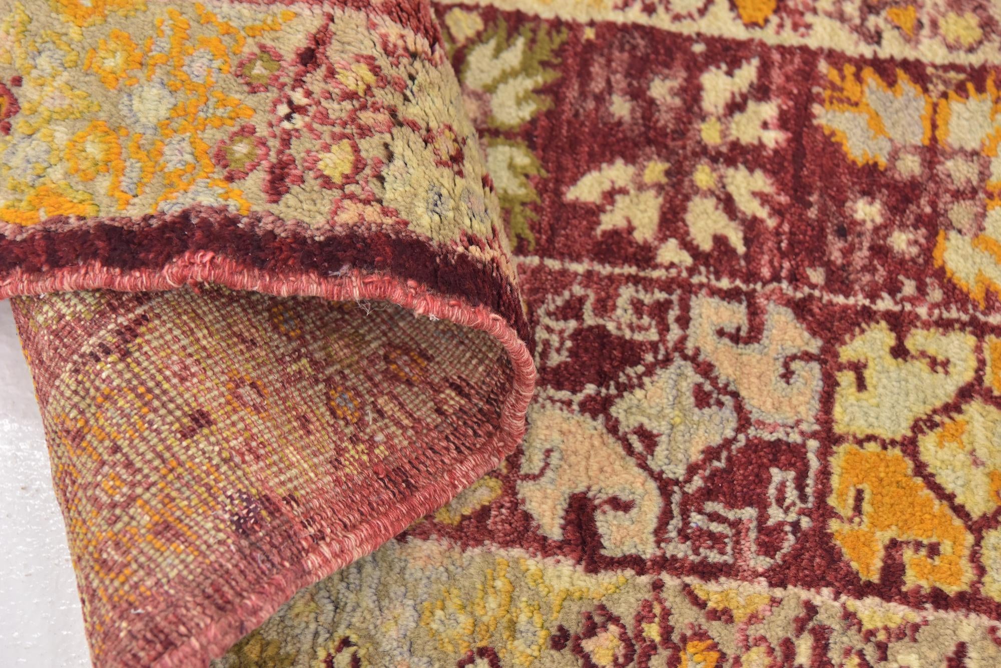 3' 7 x 6' Hand Knotted Anatolian Wool Rug