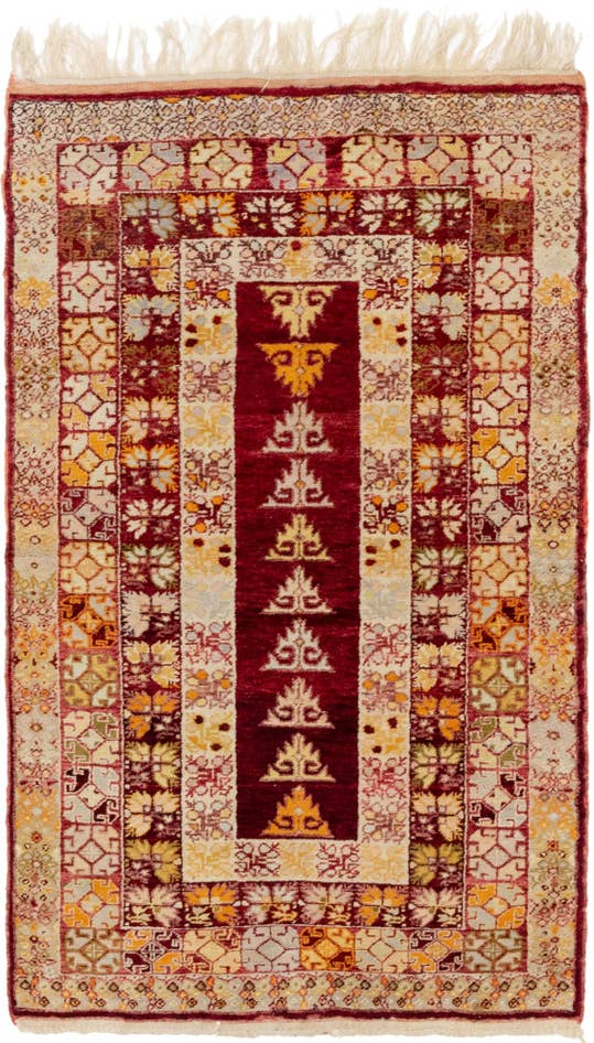 Detail image of 3' 7 x 6' Hand Knotted Anatolian Wool Rug