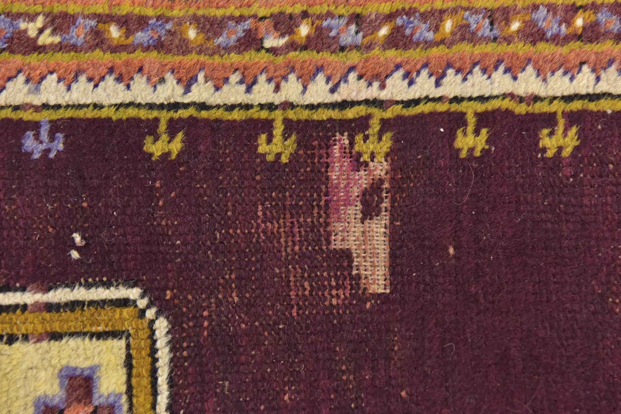 4' x 7' Hand Knotted Anatolian Oriental Wool Rug