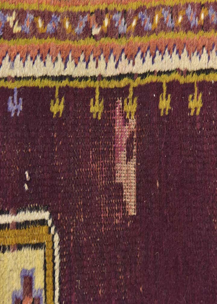 4' x 7' Hand Knotted Anatolian Oriental Wool Rug