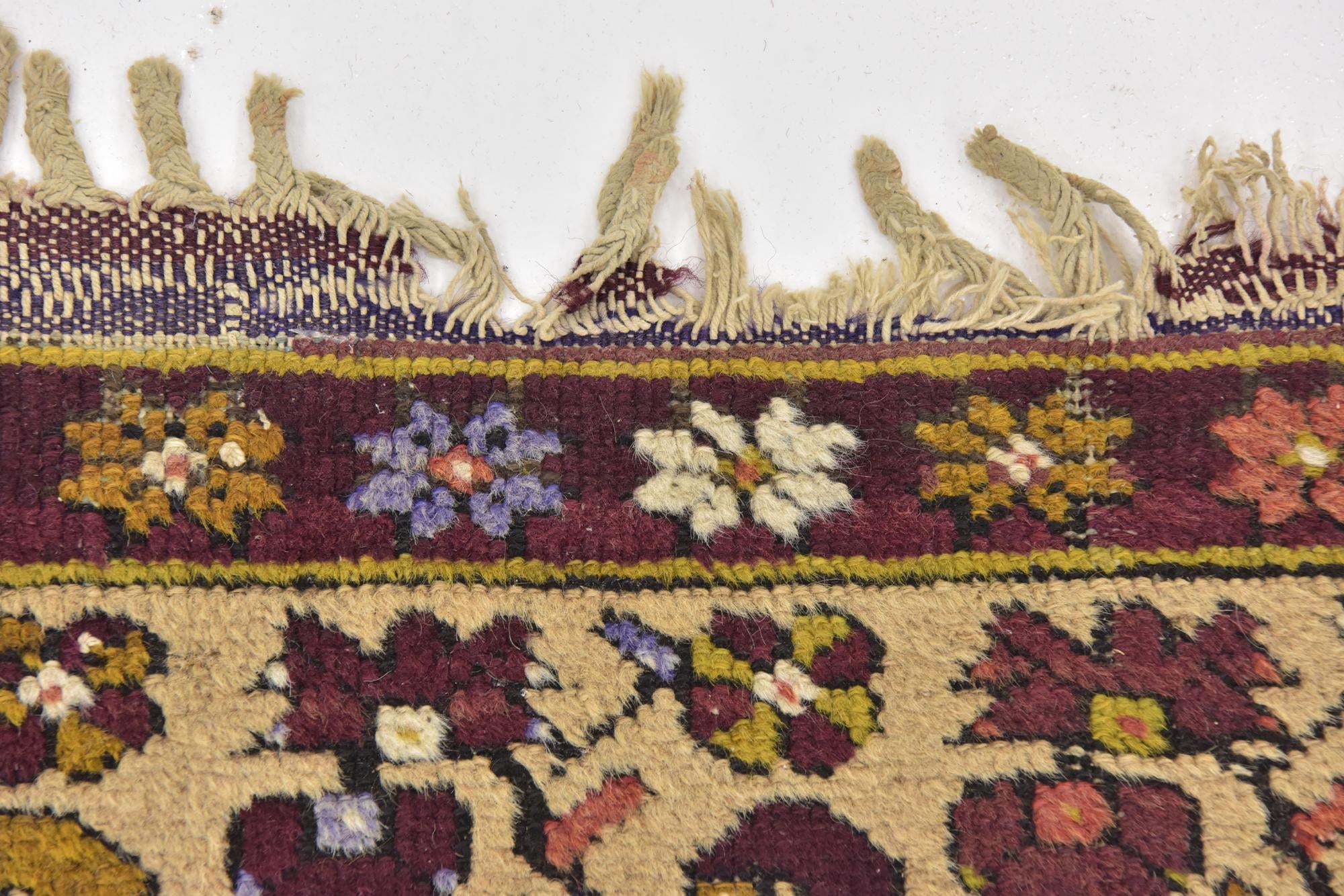 4' x 7' Hand Knotted Anatolian Oriental Wool Rug