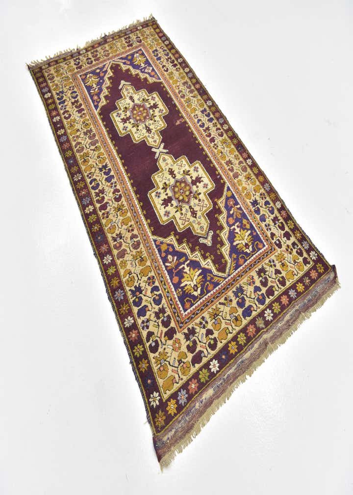 4' x 7' Hand Knotted Anatolian Oriental Wool Rug
