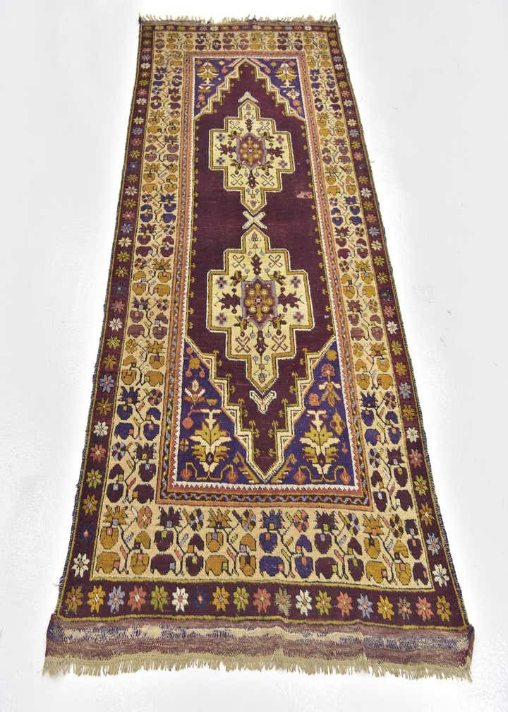 4' x 7' Hand Knotted Anatolian Oriental Wool Rug