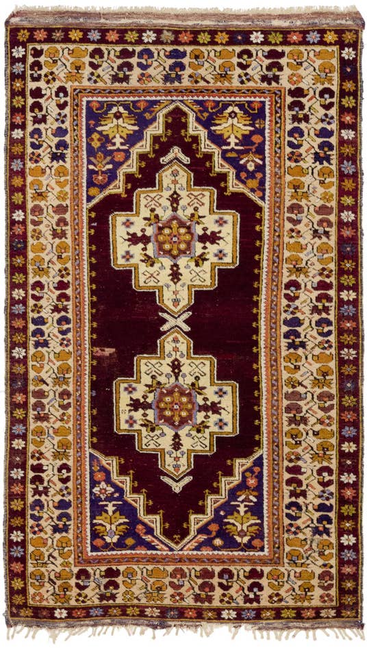 Detail image of 4' x 7' Hand Knotted Anatolian Oriental Wool Rug
