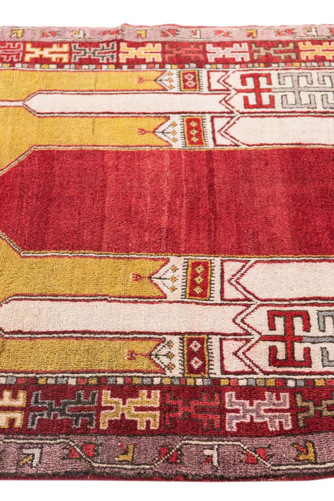 4' 1 x 6' 5 Hand Knotted Anatolian Wool Rug