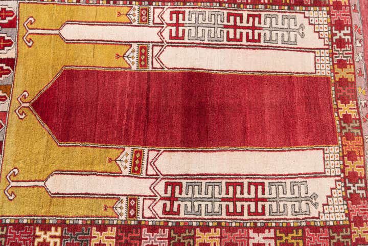 4' 1 x 6' 5 Hand Knotted Anatolian Wool Rug