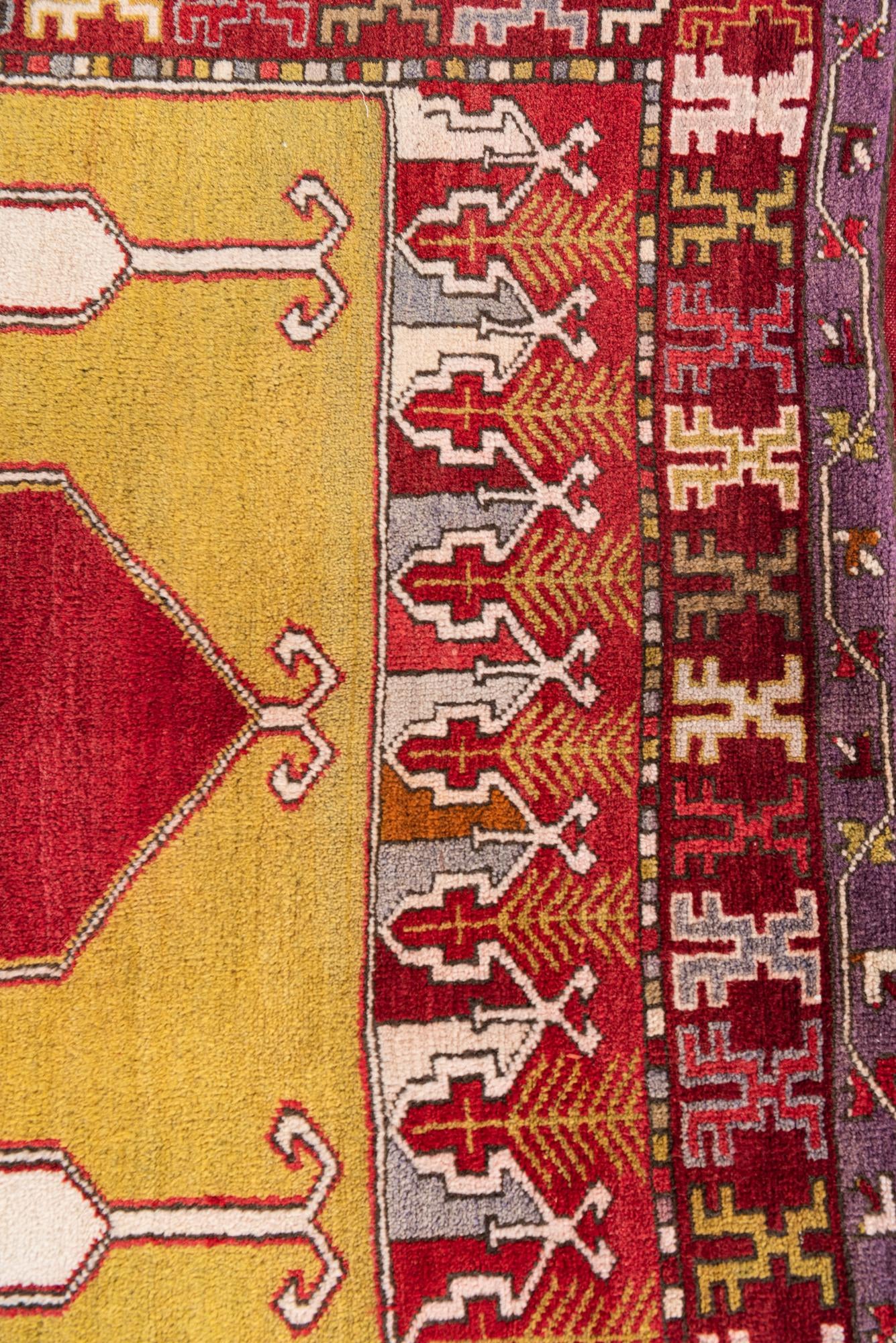 4' 1 x 6' 5 Hand Knotted Anatolian Wool Rug