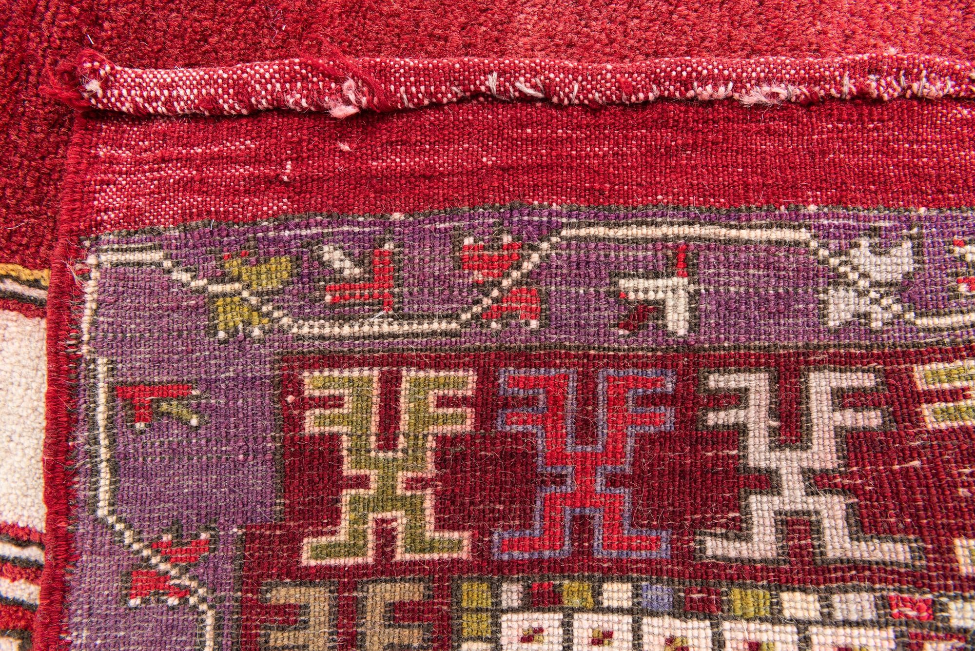 4' 1 x 6' 5 Hand Knotted Anatolian Wool Rug